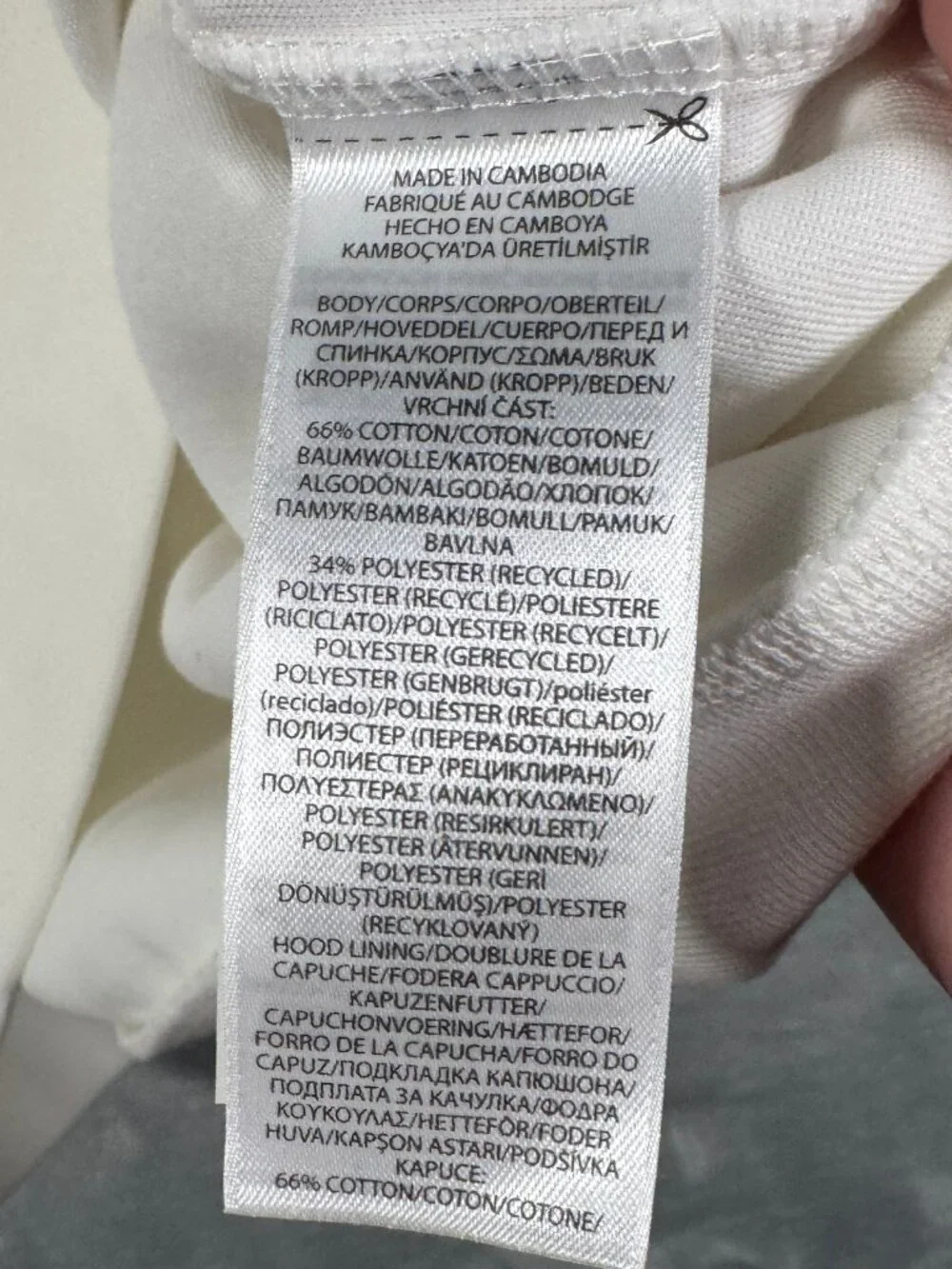 Polo Ralph Lauren Hoodie Mens XL White Center Logo Embroidered Script $150